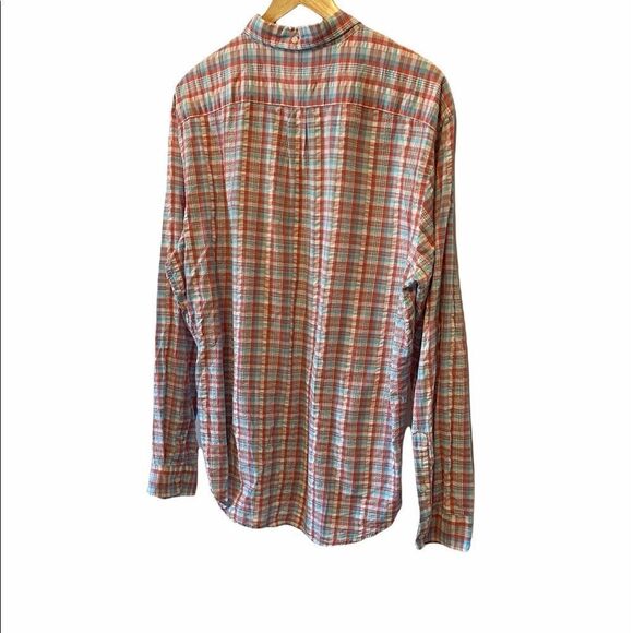 MENS OLD NAVY Plaid Slim Fit Casual Collared Shirt - Picture 3 of 8